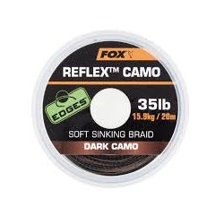 FOX - Edges Reflex Camo 20m 25LB Soft Sinking - Plecionka przyponowa